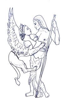 Edipo y la Esfinge (1864)